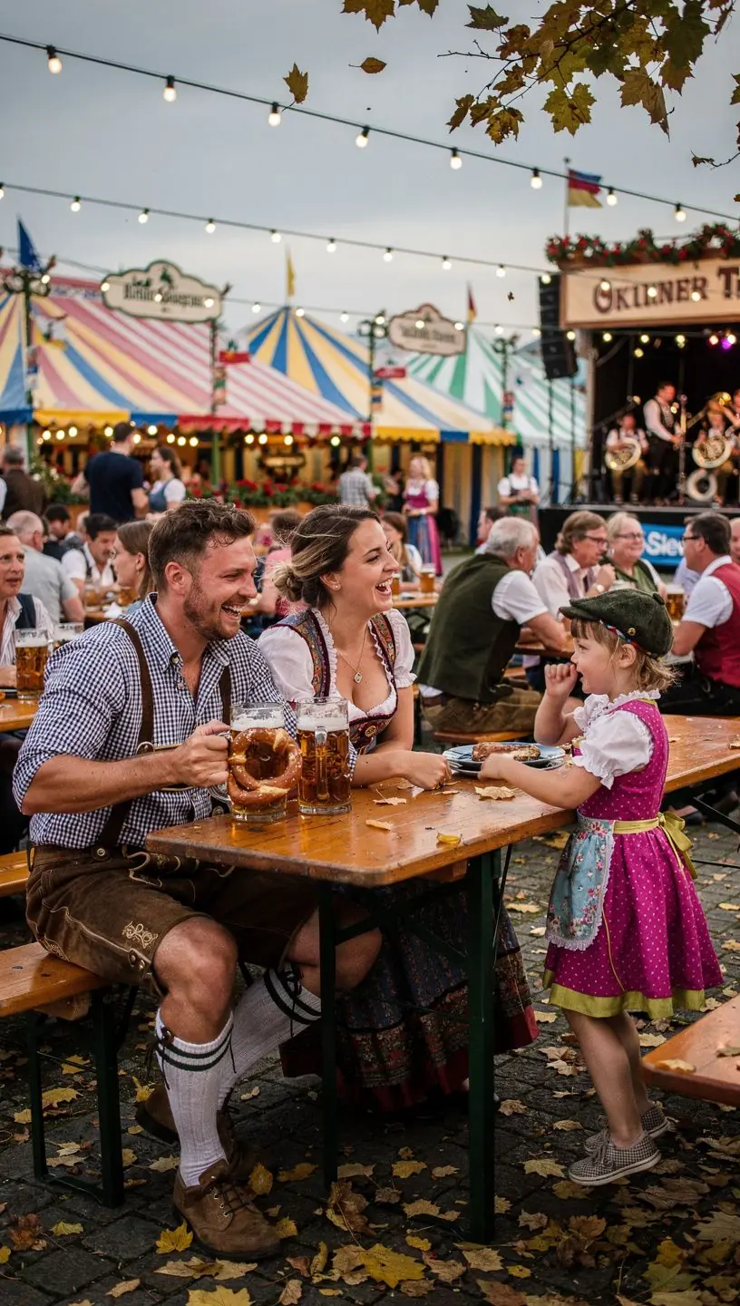 Traditionelle deutsche Fachwerkhäuser in einem malerischen Dorf entlang einer heritage Route.